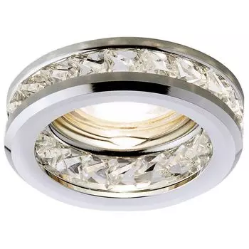 Встраиваемый светильник Ambrella light Crystal K105 CL/CH