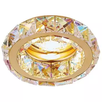 Встраиваемый светильник Ambrella light Crystal K112 PR/G
