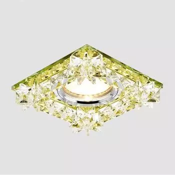 Встраиваемый светильник Ambrella light Crystal K130 GD