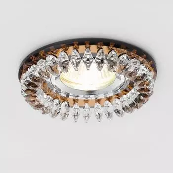 Встраиваемый светильник Ambrella light Crystal K220 BR