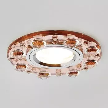 Встраиваемый светильник Ambrella light Crystal K225 BR