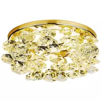 Встраиваемый светильник Ambrella light Crystal K308 CL/G