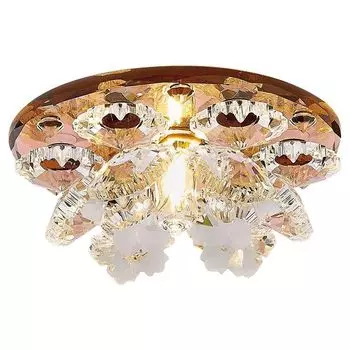 Встраиваемый светильник Ambrella light Crystal K440 BR