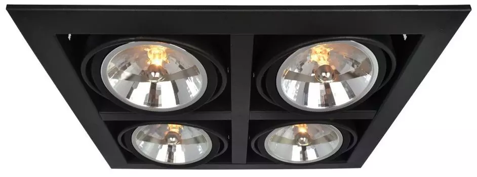 Встраиваемый светильник Arte Lamp Cardani Grande A5935PL-4BK