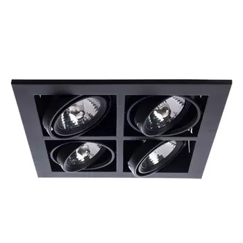 Встраиваемый светильник Arte Lamp Cardani Medio A5930PL-4BK
