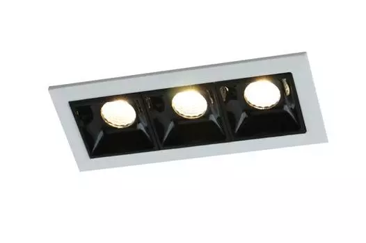 Встраиваемый светильник Arte Lamp Grill A3153PL-3BK