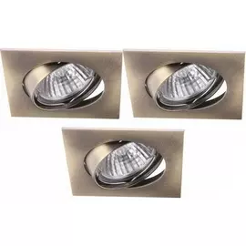 Встраиваемый светильник Arte Lamp Quadratisch A2118PL-3AB