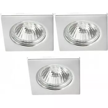 Встраиваемый светильник Arte Lamp Quadratisch A2210PL-3CC