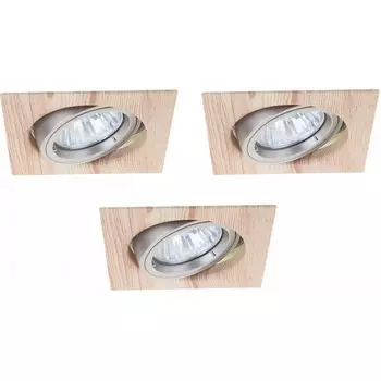 Встраиваемый светильник Arte Lamp Wood A2208PL-3BR