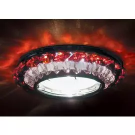 Встраиваемый светильник Donolux DL062.02.1/6 crystal/red