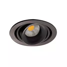 Встраиваемый светильник Donolux DL18615/01WW-R Shiny black/Black