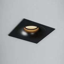 Встраиваемый светильник Quest Light SINGLE LD black + Frame 01 black