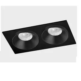 Встраиваемый светильник Quest Light SINGLE LС black + Frame 02 black