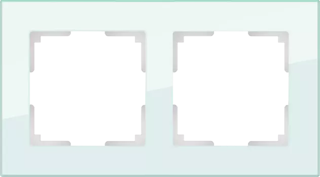 WL01-Frame-02 Рамка на 2 поста (натуральное стекло) Favorit Werkel a031476