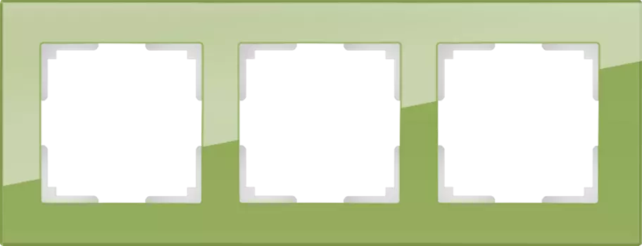 WL01-Frame-03 Рамка на 3 поста (фисташковый) Favorit Werkel a036589