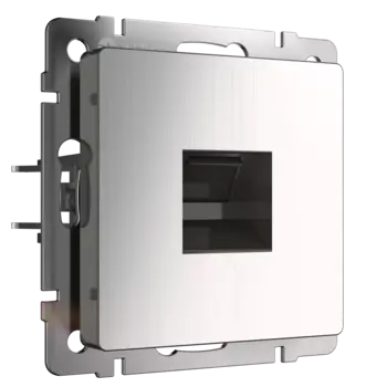 WL02-RJ-45 Розетка Ethernet RJ-45 (глянцевый никель) Antik Werkel a040409