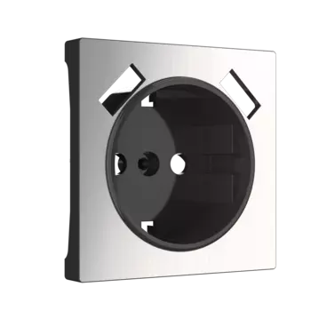 WL02-USB-CP Накладка для USB розетки (глянцевый никель) Antik Werkel a037019