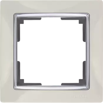 WL03-Frame-01-ivory Рамка на 1 пост (слоновая кость) Snabb Werkel a028900