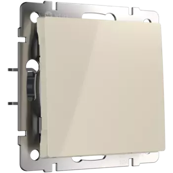 WL03-SW-1G-2W-ivory Выключатель одноклавишный проходной (слоновая кость) Antik Werkel a028885