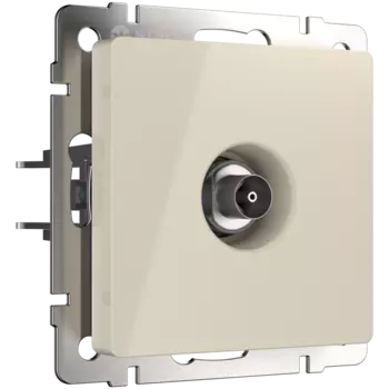 WL03-TV-ivory ТВ розетка оконечная (слоновая кость) Antik Werkel a028898