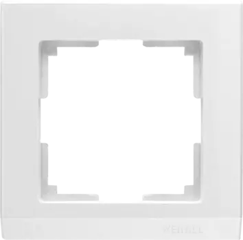 WL04-Frame-01-white Рамка на 1 пост (белый) Stark Werkel a028921