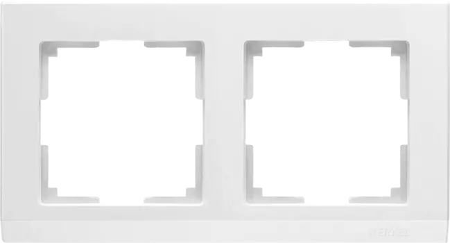 WL04-Frame-02-white Рамка на 2 поста (белый) Stark Werkel a028922
