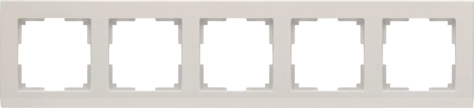 WL04-Frame-05-ivory Рамка на 5 постов (слоновая кость) Stark Werkel a030810