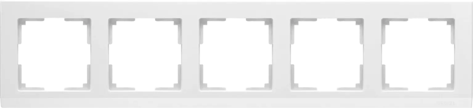 WL04-Frame-05-white Рамка на 5 постов (белый) Stark Werkel a030811