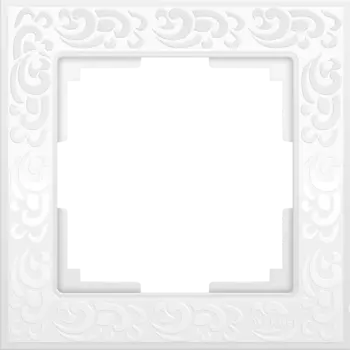 WL05-Frame-01-white Рамка на 1 пост (белый) Flock Werkel a028962