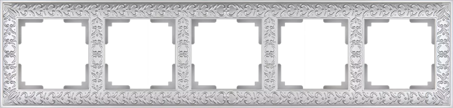 WL07-Frame-05 Рамка на 5 постов (жемчужный) Antik Werkel a031786
