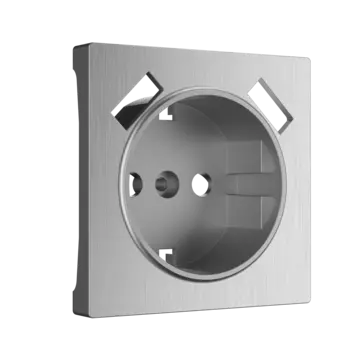 WL09-USB-CP Накладка для розетки USB (cеребряный рифленый) Antik Werkel a037011