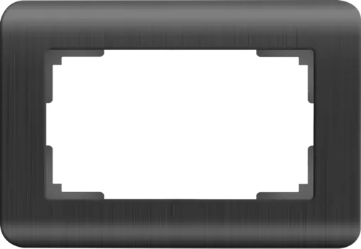WL12-Frame-01-DBL Рамка для двойной розетки (графит) Stream Werkel a047206