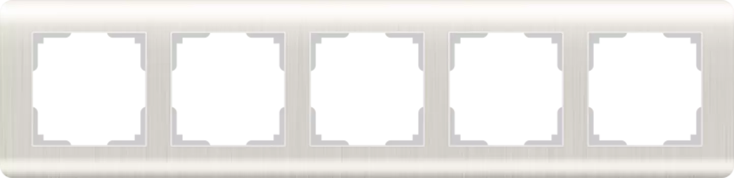 WL12-Frame-05 Рамка на 5 постов (перламутровый) Stream Werkel a040879