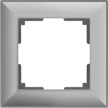 WL14-Frame-01 Рамка на 1 пост (серебряный) Fiore Werkel a038845