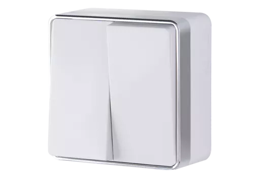 WL15-03-01 Выключатель двухклавишный Gallant (белый) Gallant Werkel a036762