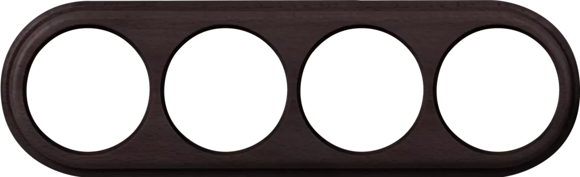 WL15-frame-04 Рамка на 4 поста (венге) Legend Werkel a040271