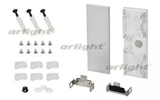 Заглушка S2-WALL-X2-H128 Silver Arlight 021232