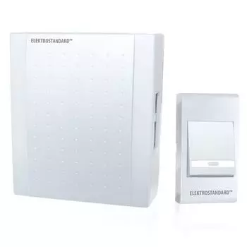 Звонок DBQ17 DBQ15 WM 1M IP44 Белый Elektrostandard a031651