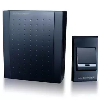 Звонок DBQ17 DBQ16 WM 1M IP44 Черный Elektrostandard a031652