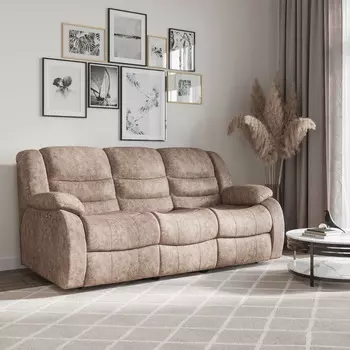 Диван 3-местный электрореклайнер Ридберг