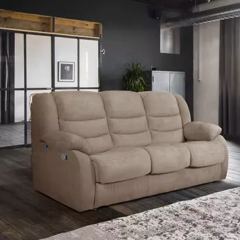 Диван 3-местный с двумя механизмами «Реклайнер» Ридберг