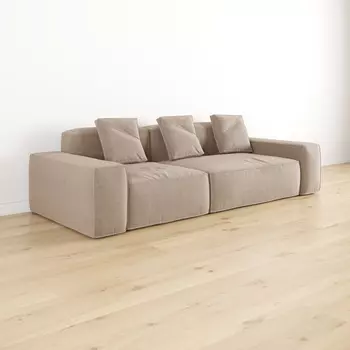 Диван модульный прямой левый Бакстер