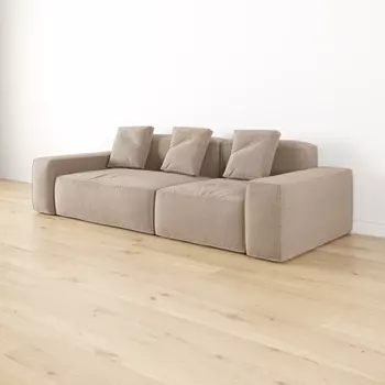 Диван модульный прямой правый Бакстер