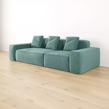 Диван модульный прямой правый Бакстер