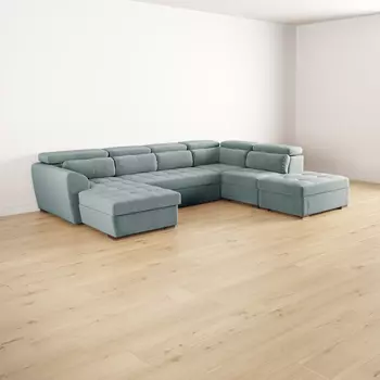 Диван модульный угловой П-образный левый Фиджи