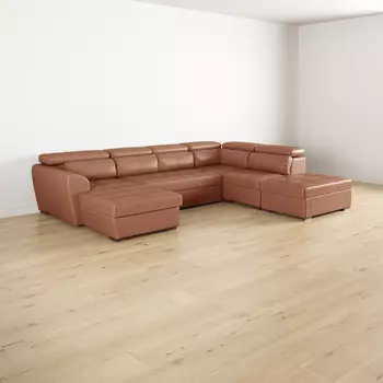 Диван модульный угловой П-образный левый Фиджи