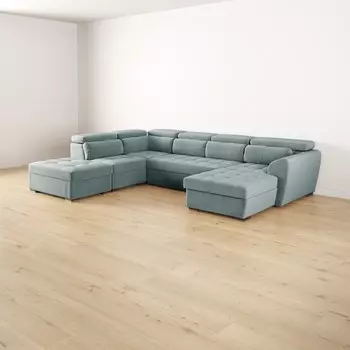 Диван модульный угловой П-образный правый Фиджи