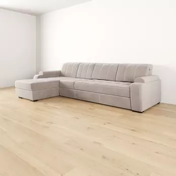 Диван модульный угловой с оттоманкой левый Бруно