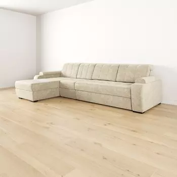 Диван модульный угловой с оттоманкой левый Бруно