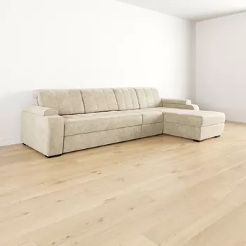 Диван модульный угловой с оттоманкой правый Бруно